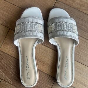 Betsy Johnson Bride Slides